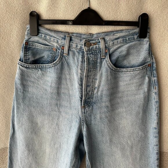 Denim Forum Aritzia The Joni High Rise Loose 29L Denim Jeans Pants US 30 - Picture 3 of 15